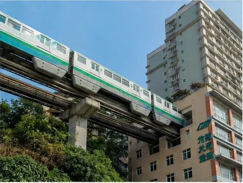 Liziba Station in Chongqing