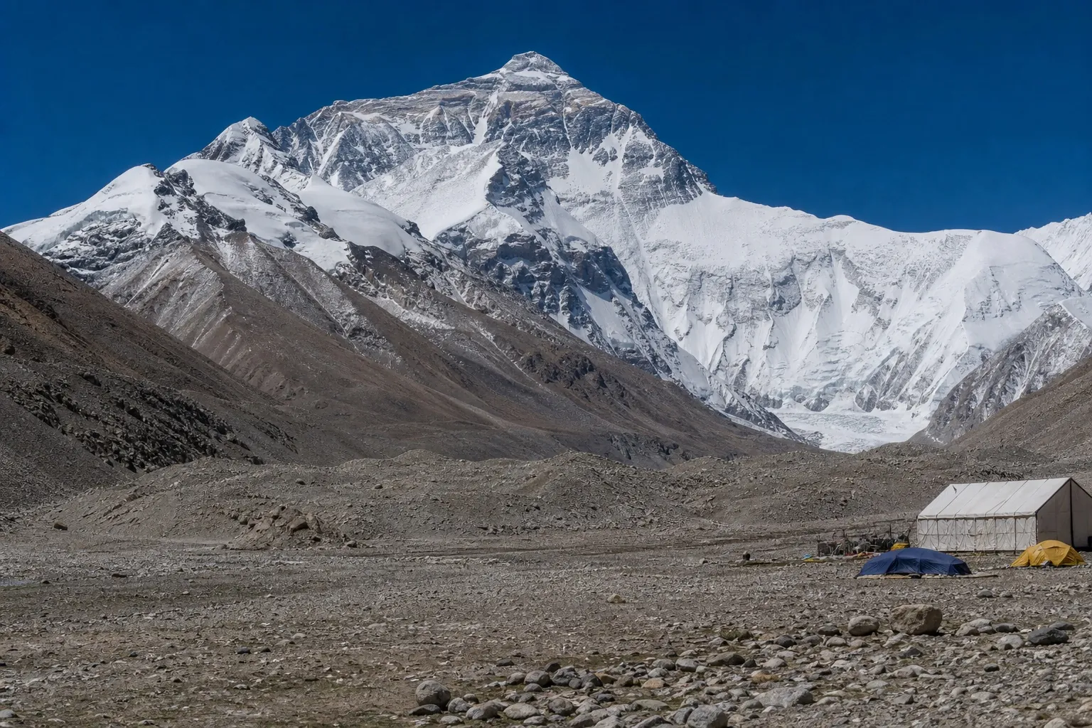 Everest Base Camp in Tibet