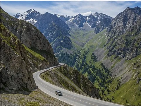 Duku Highway in Xinjiang