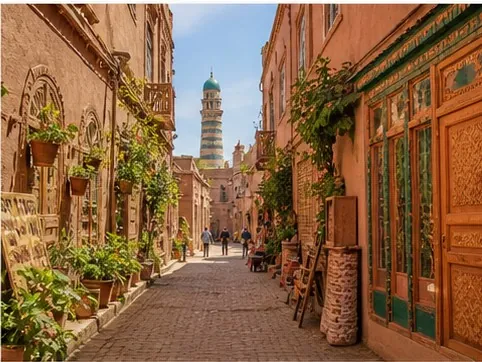 Kashgar Old City in Xinjiang