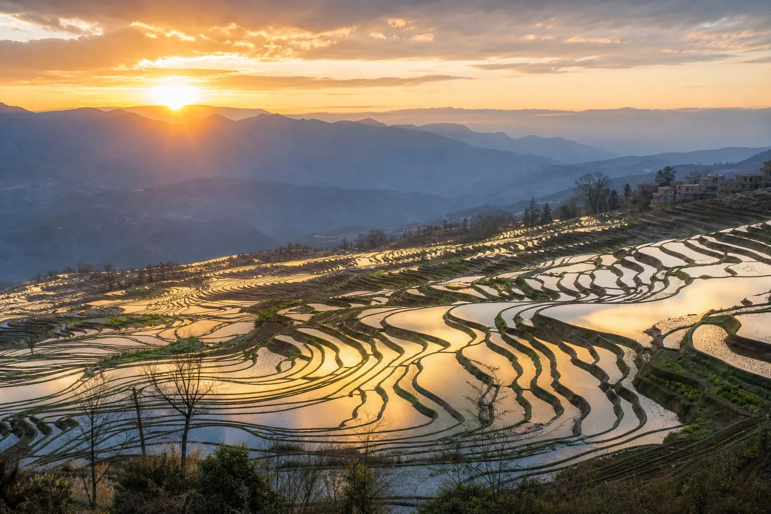Yuanyang Terraces in Yunnan