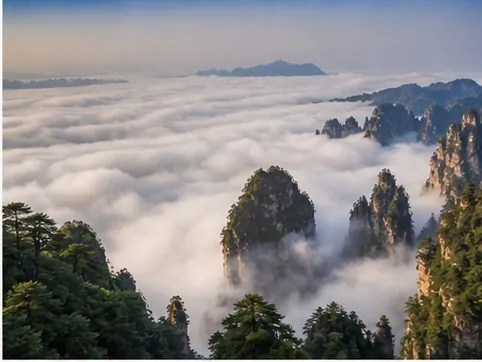 Tianzi Mountain in Zhangjiajie