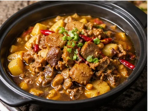 A table of local food from Zhangjiajie