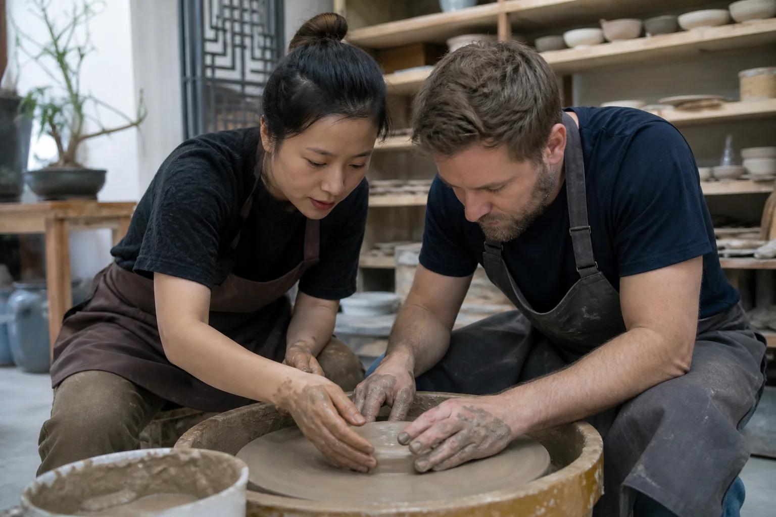 Pottery session in Chengdu