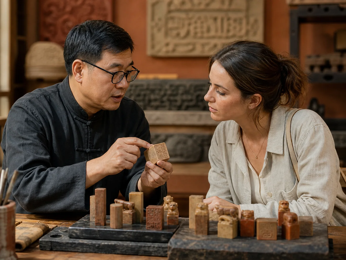 Seal Carving experience in Xi'an