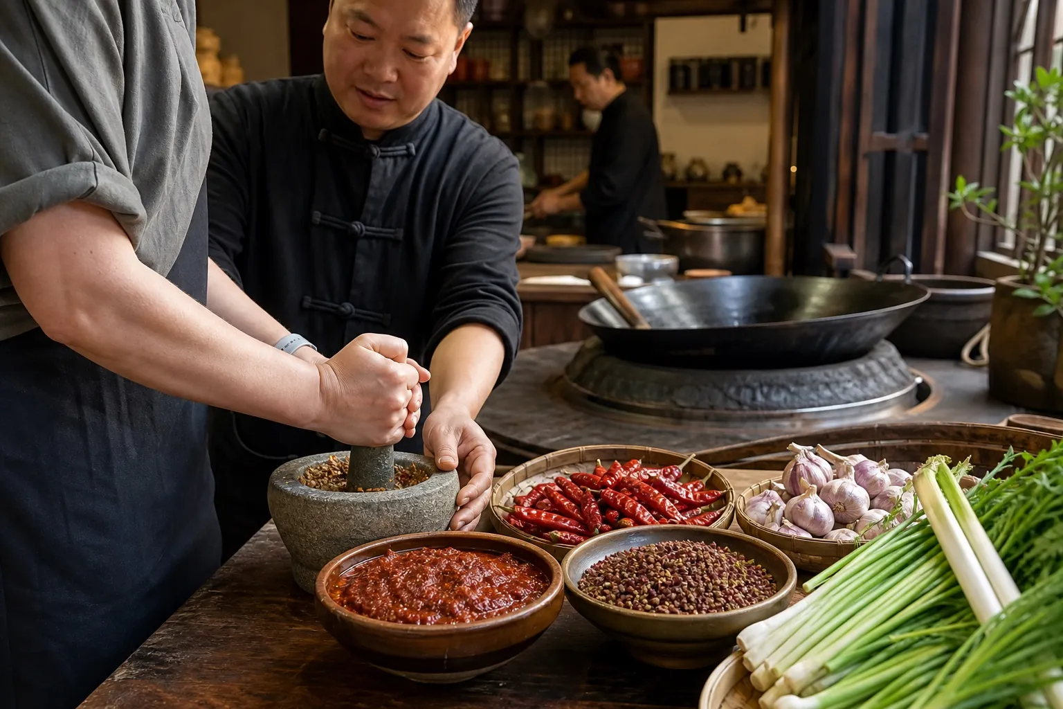 Sichuan Cooking session in Chengdu