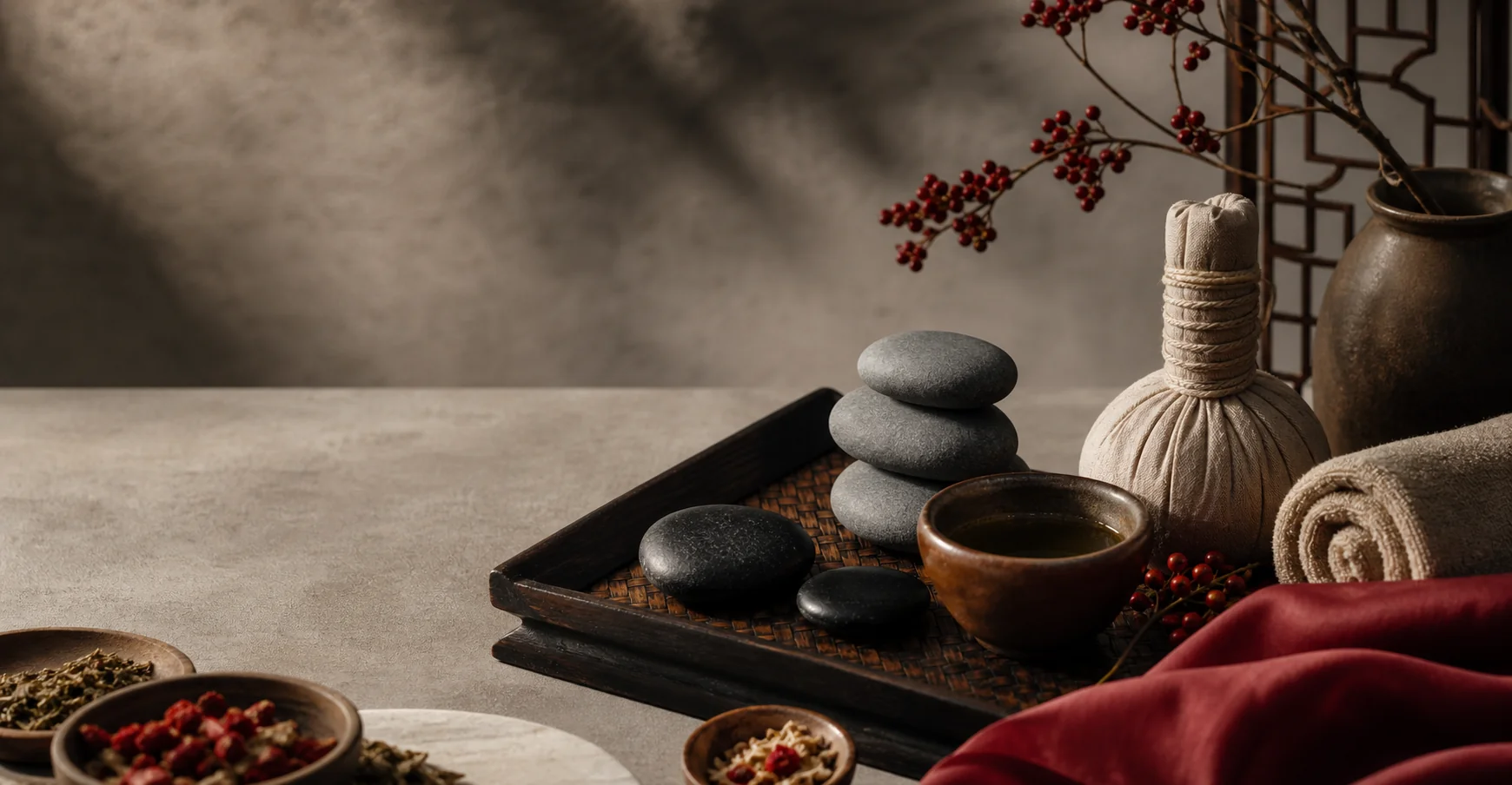 Traditional wellness experience in China