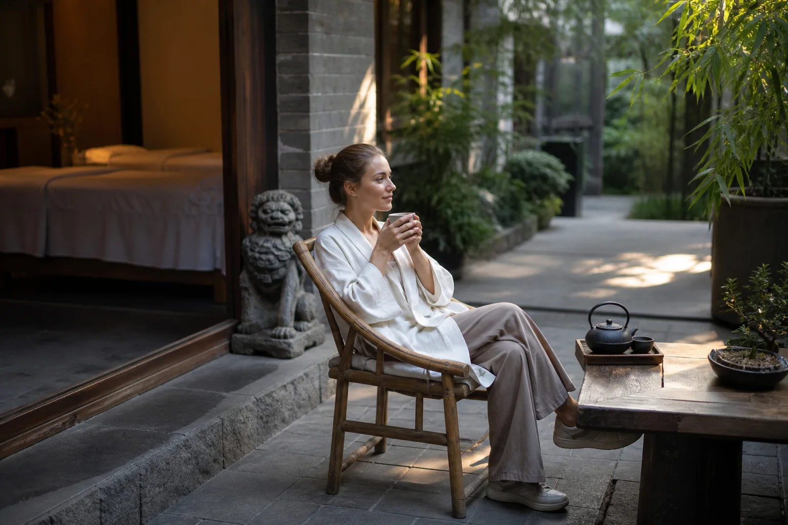 Wellness placed into a Chengdu travel day